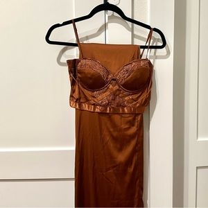 Fashion Nova | Burnt Orange Two Piece Set